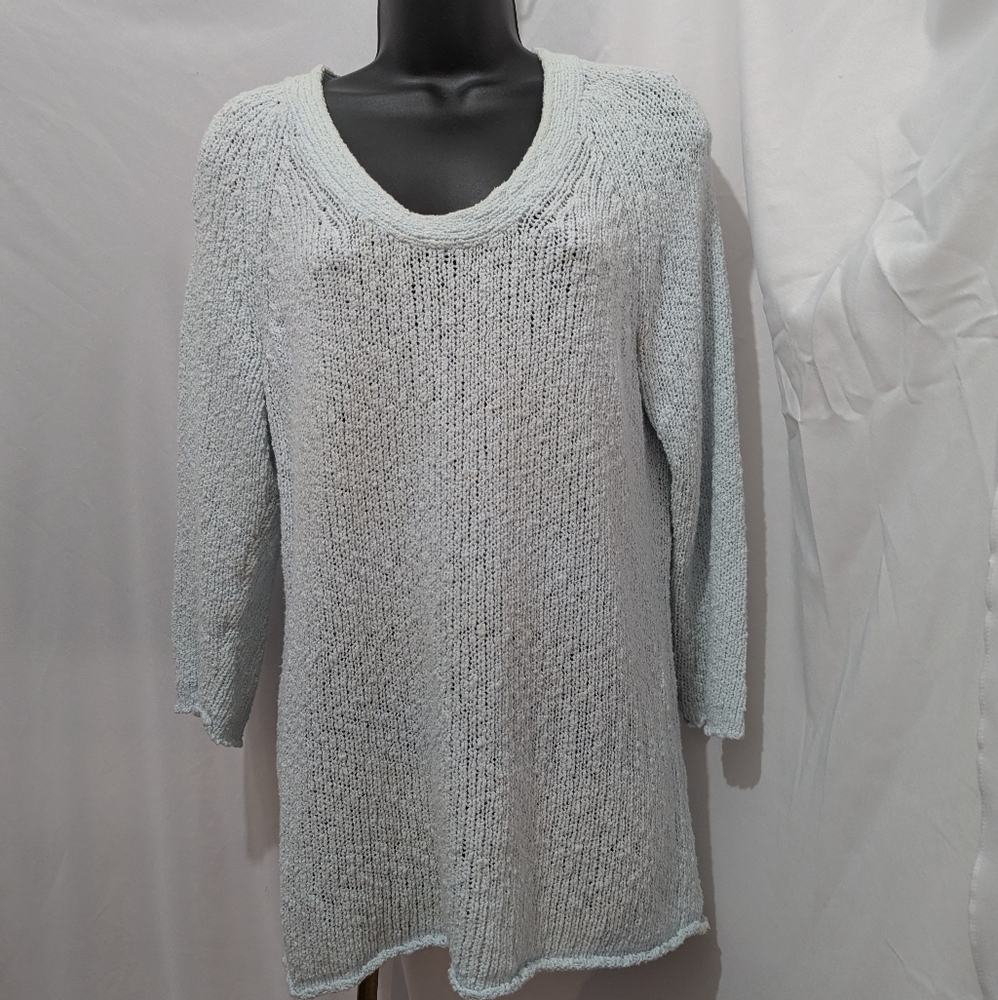 J Jill Light Blue Sweater